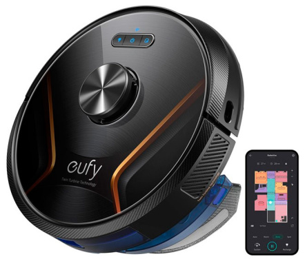 Робот-пылесос Eufy X8 Hybrid T2261 Black - фото в интернет-магазине Арктика