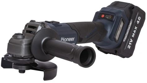 Углошлифовальная машинка аккумуляторная Pioneer AG-E20V-125-01B - фото в интернет-магазине Арктика