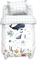 Постельное белье "Крошка Я" Морские друзья 6622383 - Сима-ленд - каталог товаров магазина Арктика