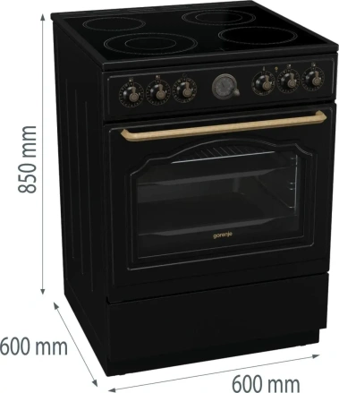 Плита электрическая Gorenje GECS6B71CLB - фото в интернет-магазине Арктика