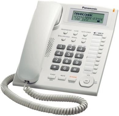 Телефон Panasonic KX-TS2388RUW - фото в интернет-магазине Арктика