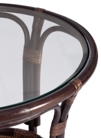 Комплект "PELANGI" 02/15 (без матр/стол+2 стула/walnut/грецкий орех) - Тетчер - фото в интернет-магазине Арктика