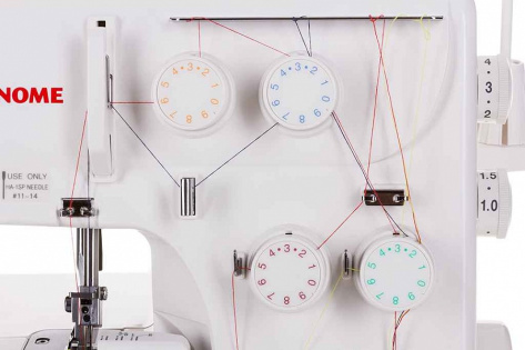 Оверлок Janome 210D - фото в интернет-магазине Арктика