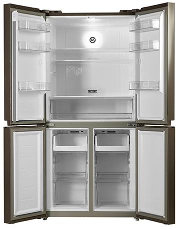 Холодильник Centek CT-1756 Beige Glass - фото в интернет-магазине Арктика