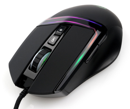 Мышь игровая Gembird MG-590 USB (черная) - фото в интернет-магазине Арктика