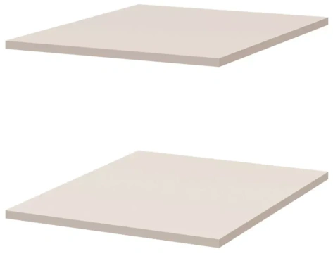 Прихожая "Лаура" 464.06 комплект полок на шкаф 1 дверн (кашемир серый) - Столлайн - фото в интернет-магазине Арктика