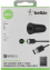 Зарядное устройство авто Belkin F7U032bt04-BLK QC 3.0 18W+Кабель USB-C 1.2m Black - фото в интернет-магазине Арктика