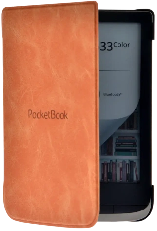 Обложка PocketBook PBC-628-BR-RU Коричневая для 606/616/627/628/632/633  - фото в интернет-магазине Арктика