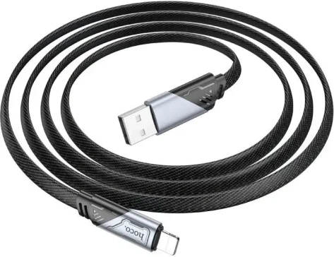 Кабель Hoco U119 Machine iP USB-Lightning 1.2м черный - фото в интернет-магазине Арктика