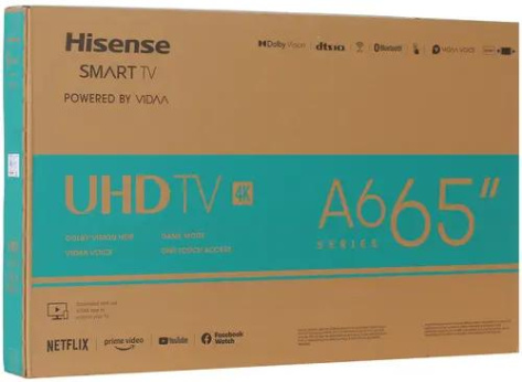 Телевизор Hisense 65A6BG UHD Smart TV - фото в интернет-магазине Арктика