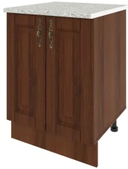 Кухня "Орех" 375.06 шкаф напольный ш60 (орех) - Столлайн - каталог товаров магазина Арктика