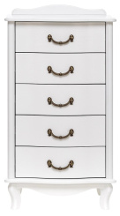 Комод МИ "Джульетта" узкий 5 ящ (молочный дуб) - Импэкс - каталог товаров магазина Арктика