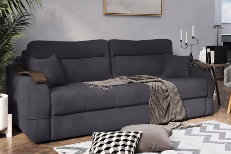 Диван "Сицилия" (05) графит- Столлайн - фото в интернет-магазине Арктика