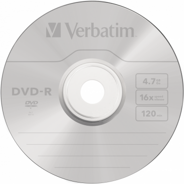 Диск DVD-R Verbatium 4.7Gb 16x - фото в интернет-магазине Арктика