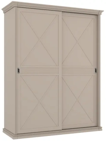 Спальня "Кантри" (КА-183.04) шкаф-купе (Кашемир серый) - Ангстрем - фото в интернет-магазине Арктика