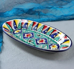 Селедочница Риштанская Керамика 4967927 24 см - Сима-ленд - каталог товаров магазина Арктика