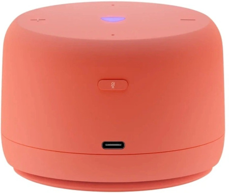 Умная колонка Яндекс Станция Лайт 2 YNDX-00028ORG Коралловая б/часов - фото в интернет-магазине Арктика