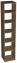 Прихожая "Катрин" P45 шкаф 1 дверн (крафт табачный/дуб приморский) - Евромебель - фото в интернет-магазине Арктика