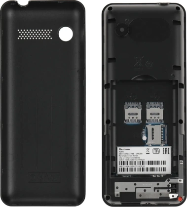 Мобильный телефон Xenium X280 Black - фото в интернет-магазине Арктика