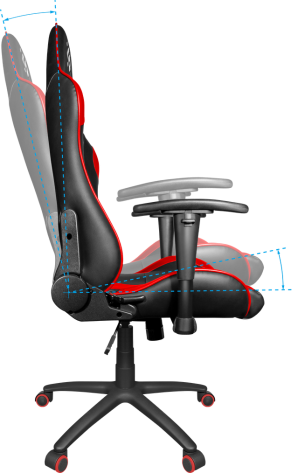 Игровое кресло Defender Devastator CM-365 (черно-красное) - фото в интернет-магазине Арктика