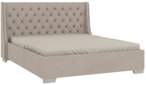 Спальня "Кантри" (КА-810.26) кровать 160*200 (Кашемир серый) - Ангстрем - фото в интернет-магазине Арктика