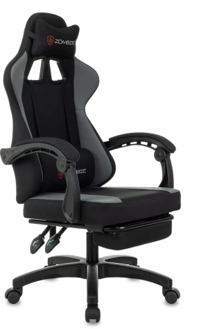 Кресло игровое ZOMBIE Weaver G черно-серое - фото в интернет-магазине Арктика