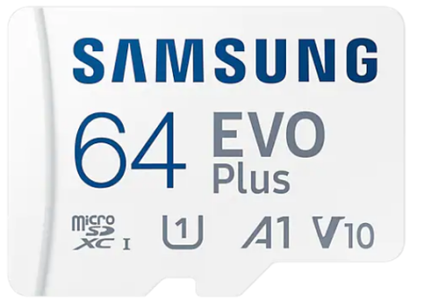 Флеш Samsung 64Gb MicroSDHC EVO Plus (MB-MC64KAAPC) class 10 + адаптер - фото в интернет-магазине Арктика