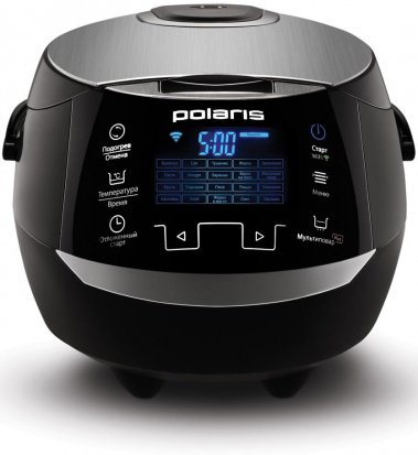 Мультиварка Polaris EVO0225 черный/серебристый - фото в интернет-магазине Арктика