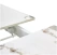 Стол обеденный CORNER 120 (GLOSS GOLDEN JADE / WHITE) - М-Сити - фото в интернет-магазине Арктика