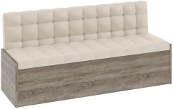 Скамья прямая "Форест" (дуб сонома трюфель/к/з беж) - каталог товаров магазина Арктика