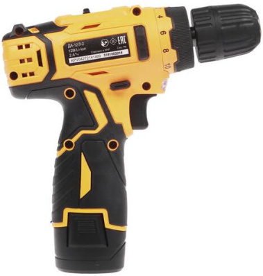 Дрель аккумуляторная ВИХРЬ ДА-12Л-2 - фото в интернет-магазине Арктика