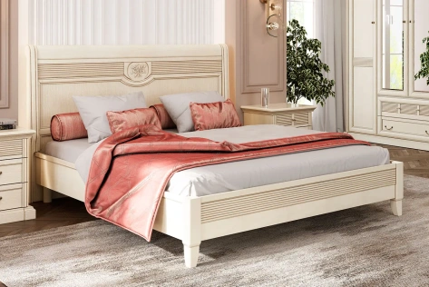 Спальня "Изотта" (ИТ-820.28) кровать 180*200 (Валенсия) - Ангстрем - фото в интернет-магазине Арктика