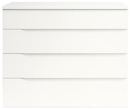 "ПРАГА" Джей комод левый 1200 мм K0912L белый - Евромебель - фото в интернет-магазине Арктика