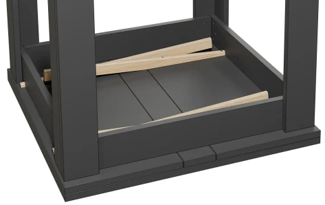 Стол обеденный "Хьюстон" Т1 (Черный/Белый мрамор) - Три Я - фото в интернет-магазине Арктика