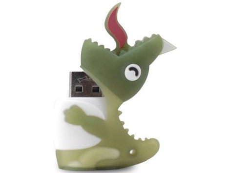 Флеш диск Bone 8 Gb USB 2.0 Dinosure (зеленый) - фото в интернет-магазине Арктика