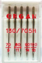 Иглы Organ стандарт № 70, 80(2), 90, 100, 5 шт.