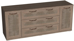 Гостиная "Рандеву" TV158 тумба ТВ (дуб оксид) - Евромебель - каталог товаров магазина Арктика