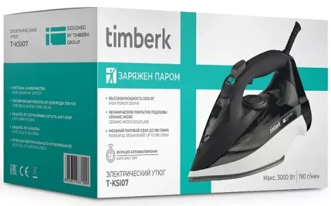 Утюг Timberk T-KSI07 - фото в интернет-магазине Арктика