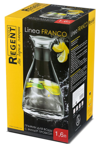 Графин Linea Franco 93-FR-BR-04-1600 1,6 - Регент Рус - фото в интернет-магазине Арктика