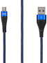 Кабель TFN USB-microUSB Forza 1m Black/Blue (TFN-CFZMICUSB1MBL)
