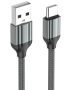 Кабель USB LDNIO Type-C LD_B4567 LS431 1м (серый) 