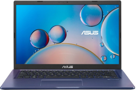 Ноутбук Asus X415JF-EK155T P 6805/4Gb/SSD256Gb/14" Win10 (синий) - фото в интернет-магазине Арктика