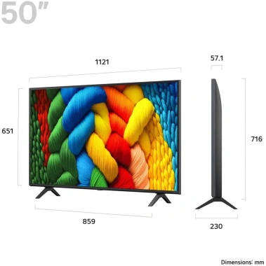 Телевизор LG 50NANO80A6B.ARUG UHD Smart TV - фото в интернет-магазине Арктика