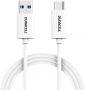 Кабель Duracell USB/Type-C 1m TPU USB 3.0 Fast charging white USB5031W-RU