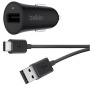 Зарядное устройство авто Belkin F7U032bt04-BLK QC 3.0 18W+Кабель USB-C 1.2m Black