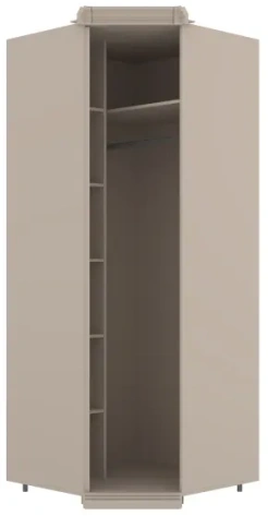 Спальня "Кантри" (КА-230.02) шкаф угловой для одежды (Кашемир серый) - Ангстрем - фото в интернет-магазине Арктика