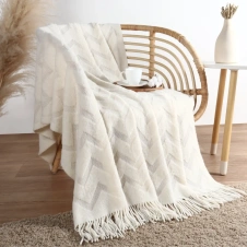Плед SL Home White Nude 130*170 см, цв.белый 10770954 - Сима-ленд - каталог товаров магазина Арктика