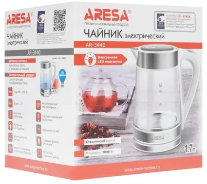 Чайник Aresa AR-3440 - фото в интернет-магазине Арктика