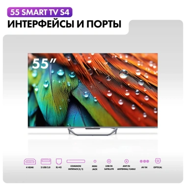 Телевизор Haier 55 Smart TV S4 UHD - фото в интернет-магазине Арктика