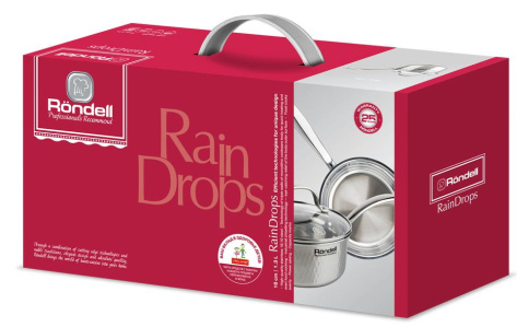 Ковш "RainDrops Rondell" 1292-RDS с/кр 1,7 л - Электробыт М - фото в интернет-магазине Арктика